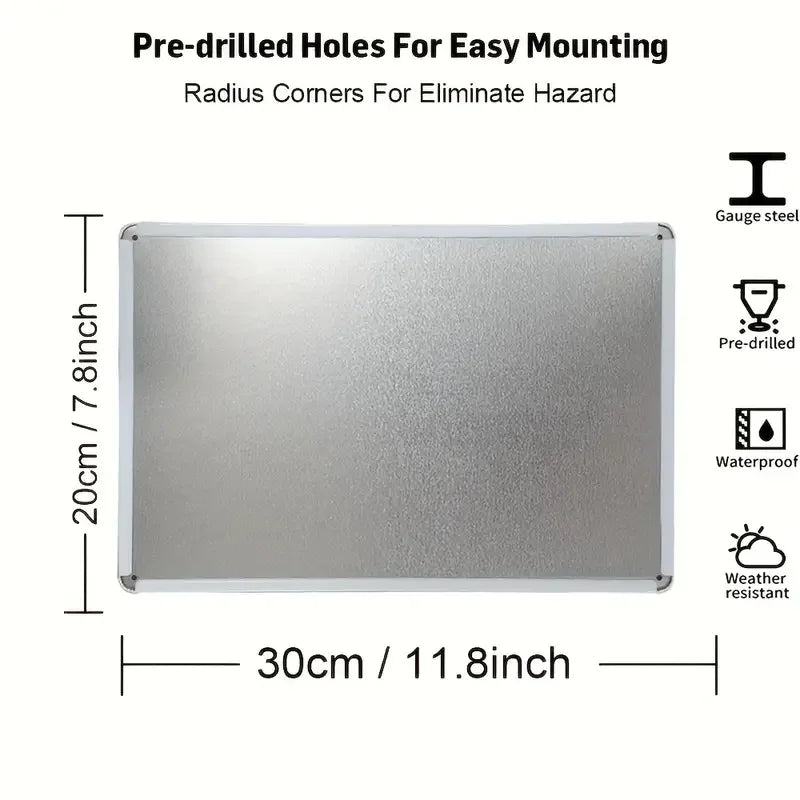 Vintage American Garage Metal Tin Sign Set-5 pcs, 8 x 12" Iron Art