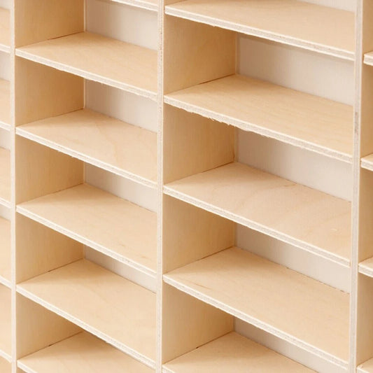 80 Grids for Hot Wheels, Diecast Car Matchbox 1/64 Wood Display Shelf