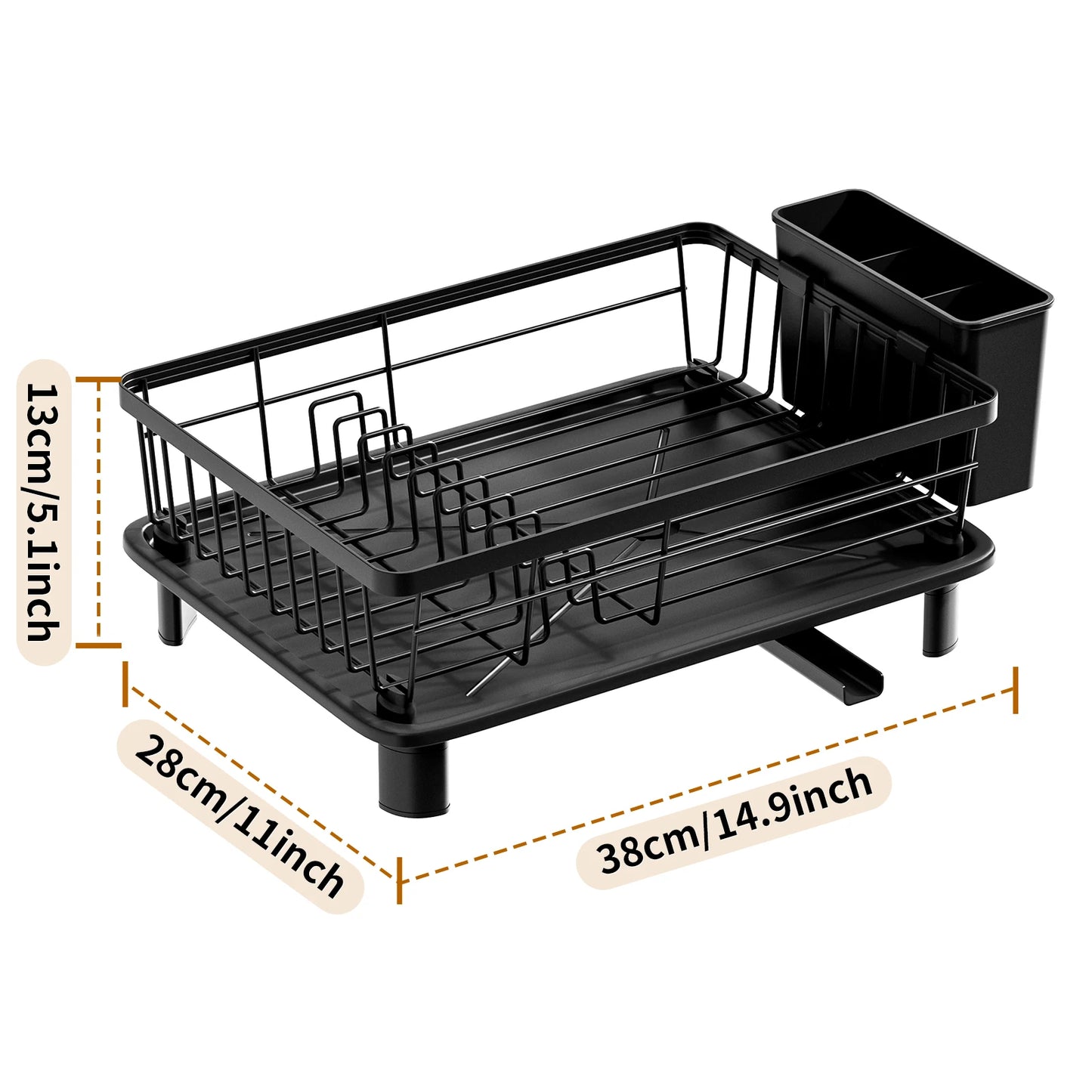Dish Drying Rack, Multifunctional Space Saver