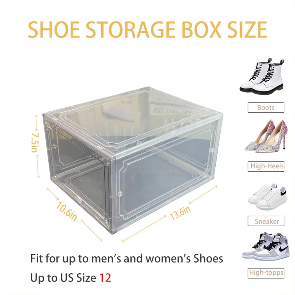 Shoe Storage Box (4pack) Shoes Organizer