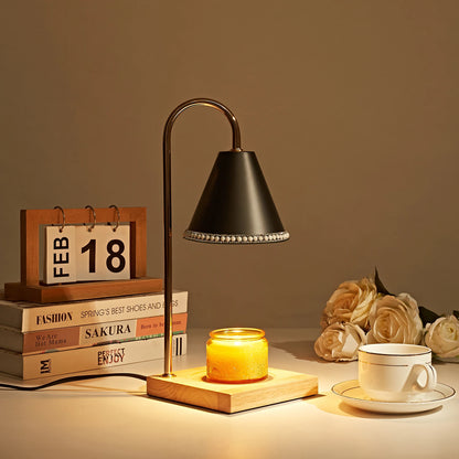 New Pearl Candle Warmer Lamp W/Timer, Electric Candle Warmer Light, Modern Vintage
