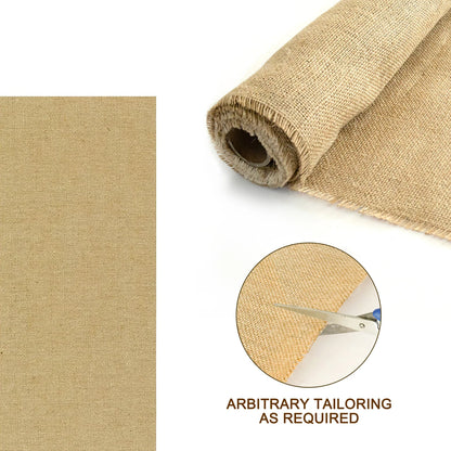 45" x 15 ft Gardening Burlap Roll - National Burlap Fabric for Weed Barrier