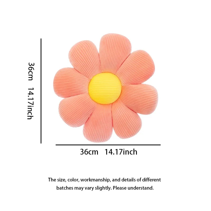 1pc Soft and Comfortable floral pattern pillow cushion, for bedroom, dormitory and home decor.