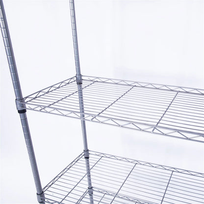 XM-304B Rectangle Carbon Steel Metal Assembly 5 Shelf Storage Rack
