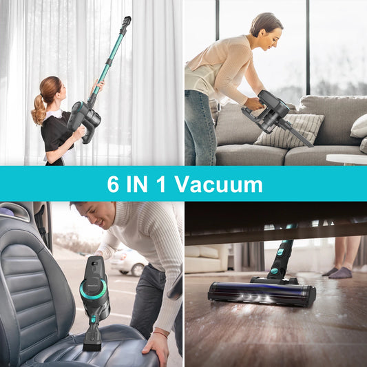 Cordless Upright Vacuum Cleaner, N300, Ultra Lightweight Stick Vacuum