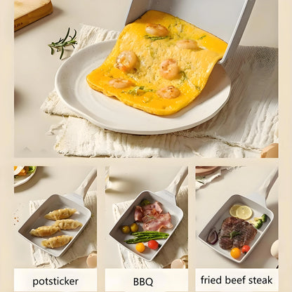 Japanese Tamagoyaki Pan-Non Stick Mini Frying Pan for Eggs, Breakfast and Omelets. Easy to Clean