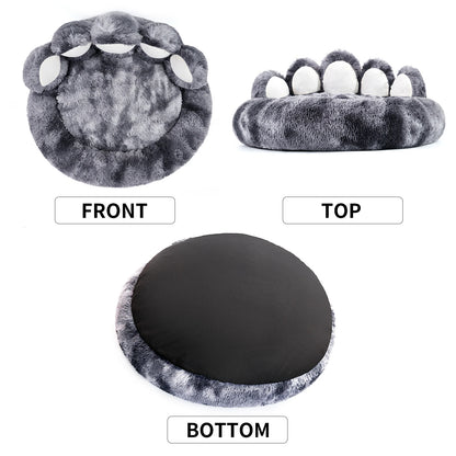 Cozy Comfy Pet Dog Bed, Paw Shaped Warm Dog Bed, Cushion for Your Furry Friend Fluffy Dog or Cat