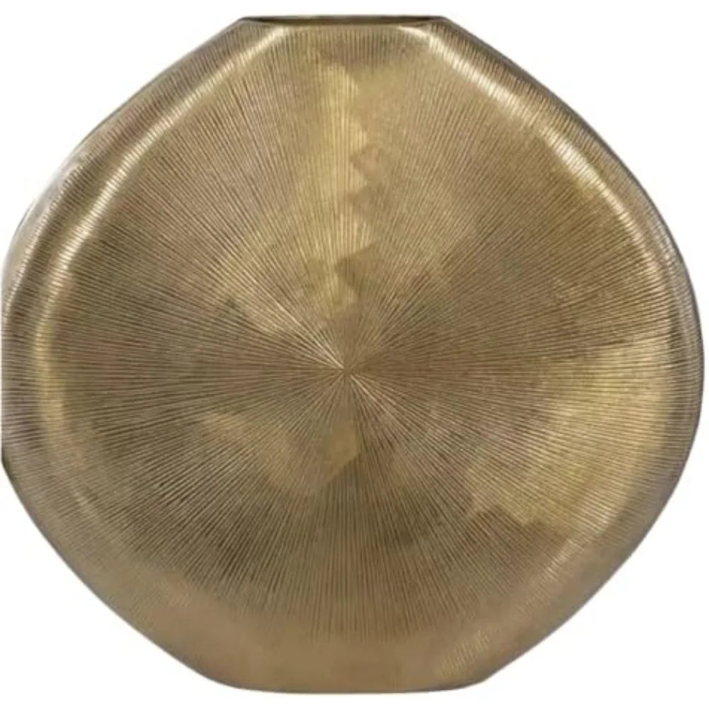 Gold Metal Elegant Flower Vase