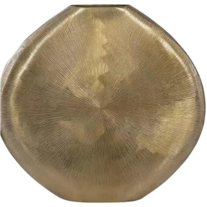 Gold Metal Elegant Flower Vase