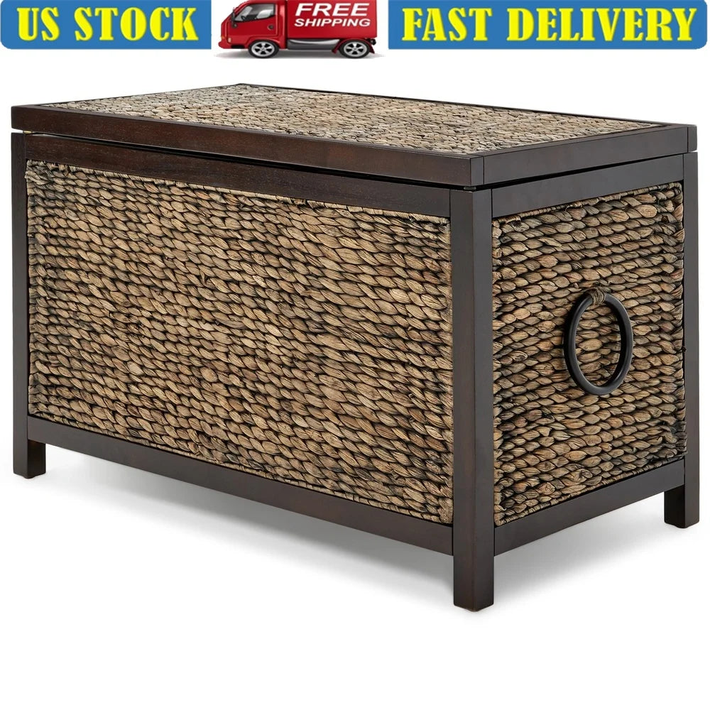 Wicker Storage Truck Acacia Handmade Rustic