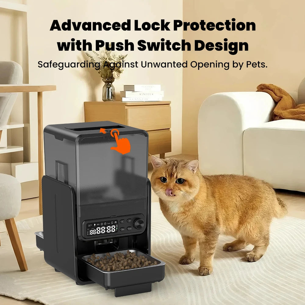 Smart Pet Feeder Automatic for Cats and Dogs-with Timed & Quantitative Feeding