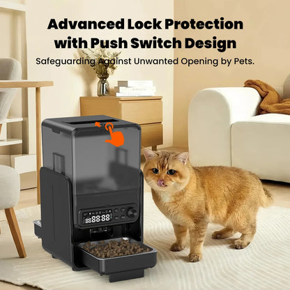 Smart Pet Feeder Automatic for Cats and Dogs-with Timed & Quantitative Feeding