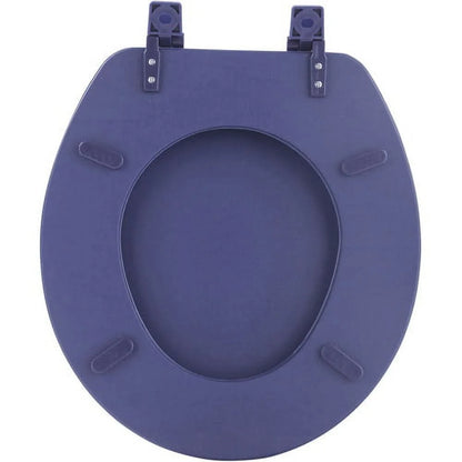 Vinyl Toilet Seat Soft Standard 17"  Navy Blue