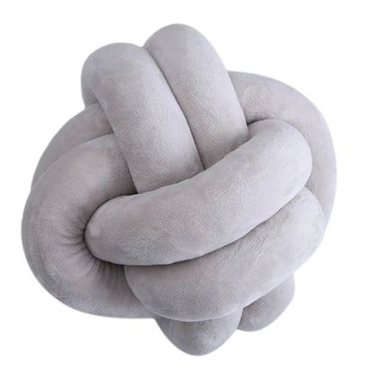 Soft Knot Ball Plush Pillows Round Throw Pillow,  Kids Home Decoration