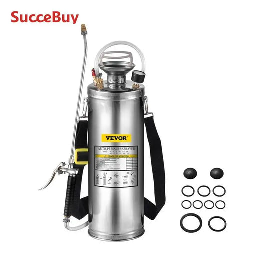 4-12L Hand Powered Sprayer, Stainless Steel, Atomizer Pump