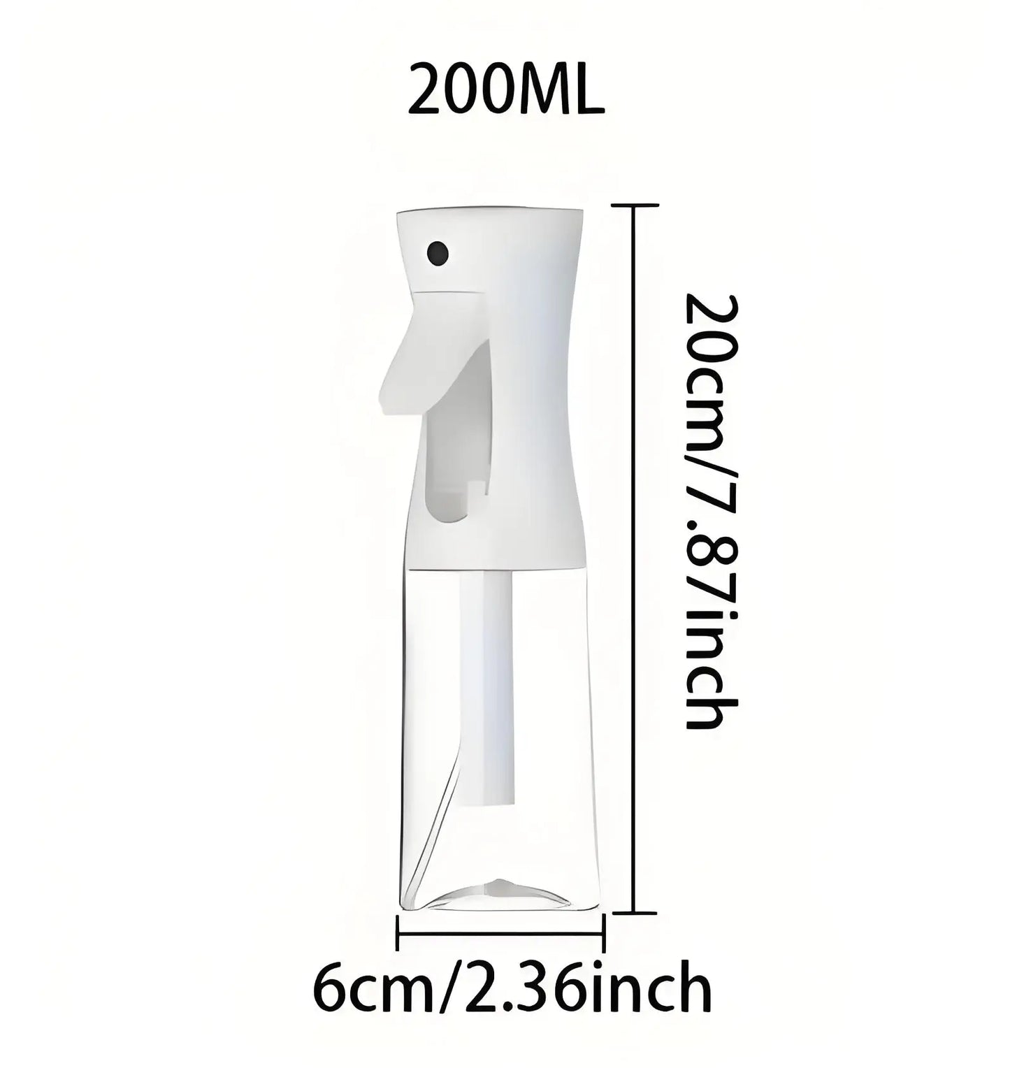 1 PC 200ml  Hair and Beauty and Garden High Pressure Continuous Spray Bottle Watering Pot