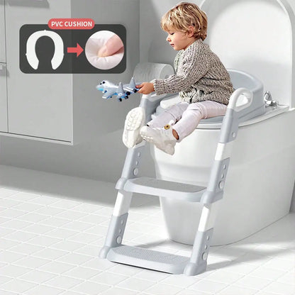 Potty Training Seat W/Step Stool Ladder, Adjustable