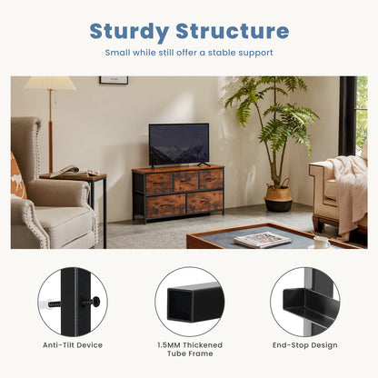 JHK Display Cabinet layers W/5 Drawers