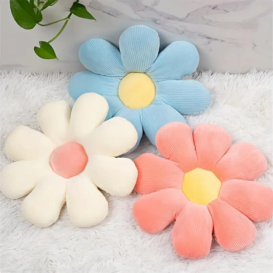 1pc Soft and Comfortable floral pattern pillow cushion, for bedroom, dormitory and home decor.