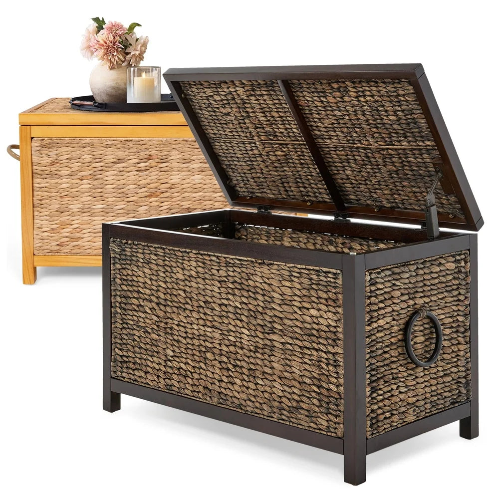 Wicker Storage Truck Acacia Handmade Rustic