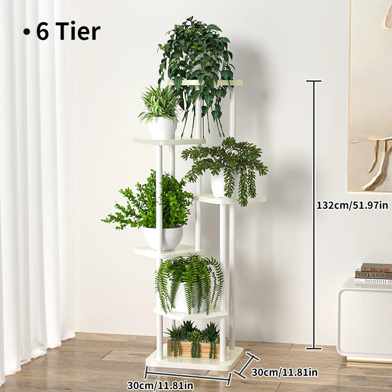 Plant and Flower Stand 6 Tier Shelf Planter Rack