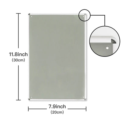 Pug Dog Vintage Metal Signs  7.8" x 11.8"