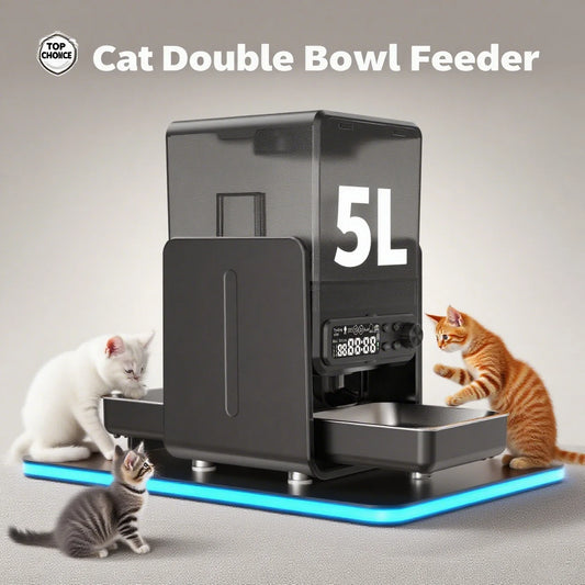Smart Pet Feeder Automatic for Cats and Dogs-with Timed & Quantitative Feeding