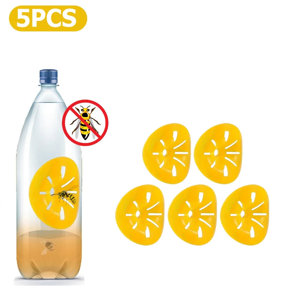 5-20 Pcs Wasp Trap Catcher, Reusable Flower Shape