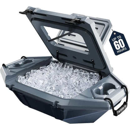 Floating Cooler-32 QT up to 60 Hours Amphibious Ice Chest