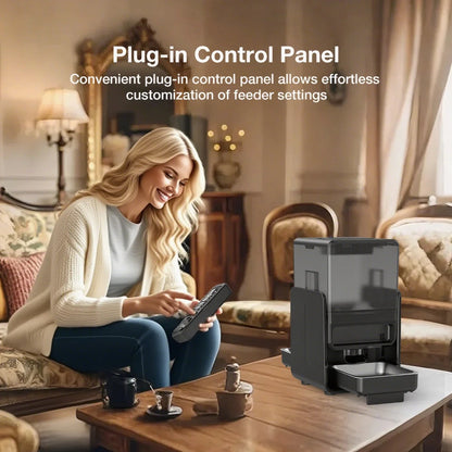 Smart Pet Feeder Automatic for Cats and Dogs-with Timed & Quantitative Feeding