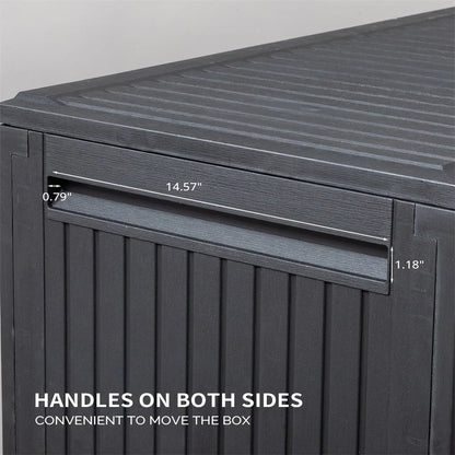 90 Gal Outdoor Garden Plastic Storage, Deck Box