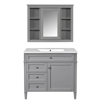 Bathroom Vanity with Medicine Cabinet