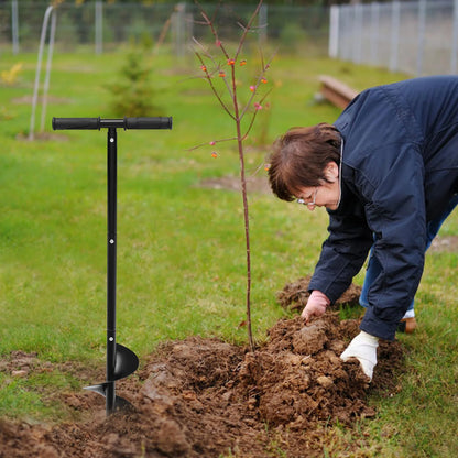 Manual Garden Hole Digging Drill Bit, Hand Drill Auger Hole Digger 6"x33.46"