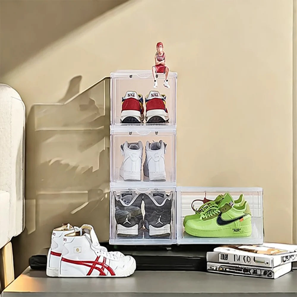 Shoe Storage Box (4pack) Shoes Organizer