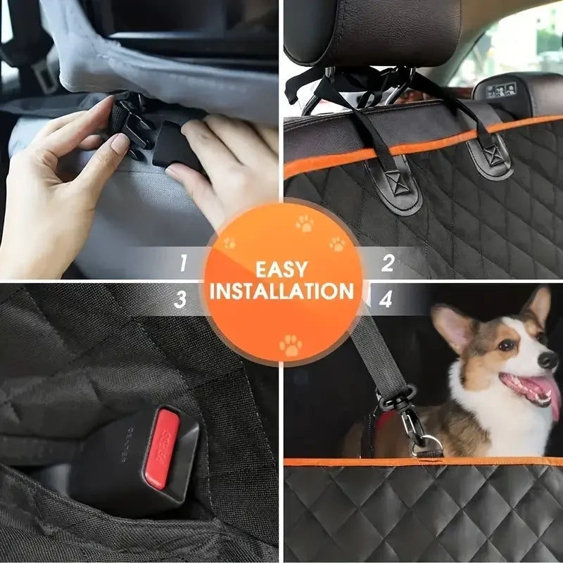 Dog Car Seat Cover for Pets 100% Waterproof Seat Cover, Scratch Proof