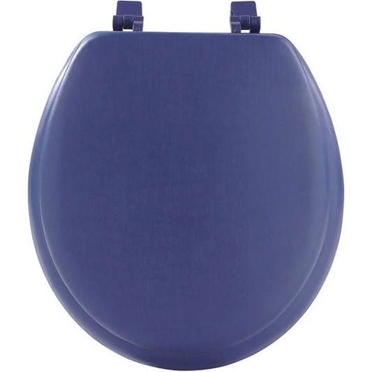 Vinyl Toilet Seat Soft Standard 17"  Navy Blue