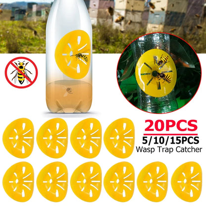 5-20 Pcs Wasp Trap Catcher, Reusable Flower Shape