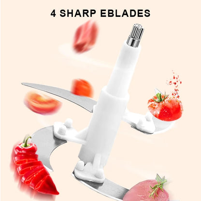 Kitchen in the box Food Processor. 350W  All-Copper Motor Meat Grinder & Food Chopper