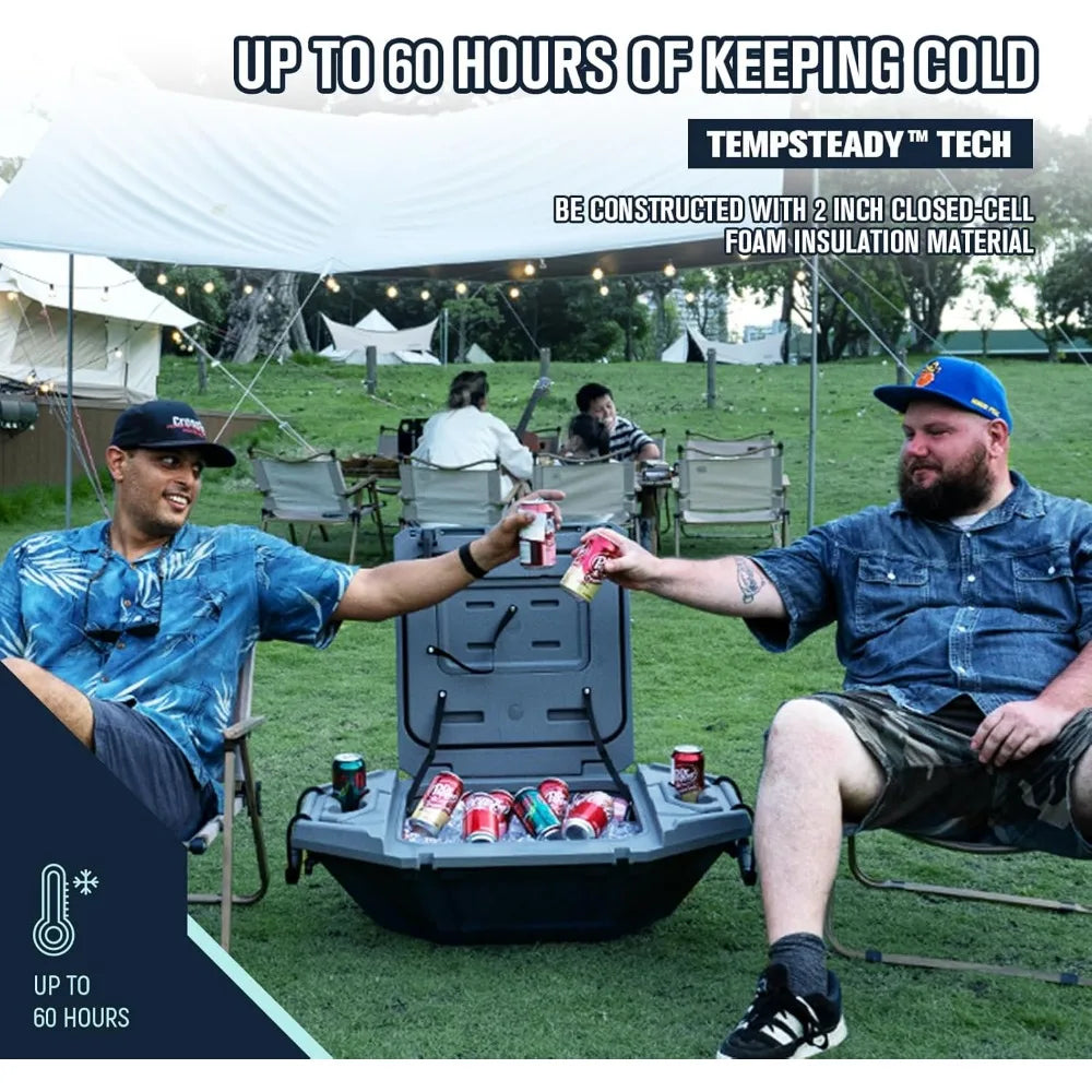 Floating Cooler-32 QT up to 60 Hours Amphibious Ice Chest