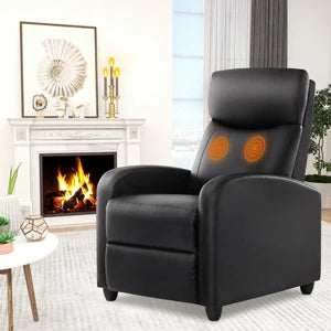 Recliner Massage Chair Lumbar Support and Adjustable