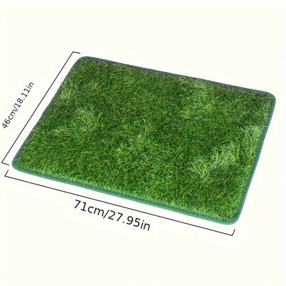 Washable & Reusable Dog Potty Training Mat-Odor-Control Artificial Grass Pad for Pets