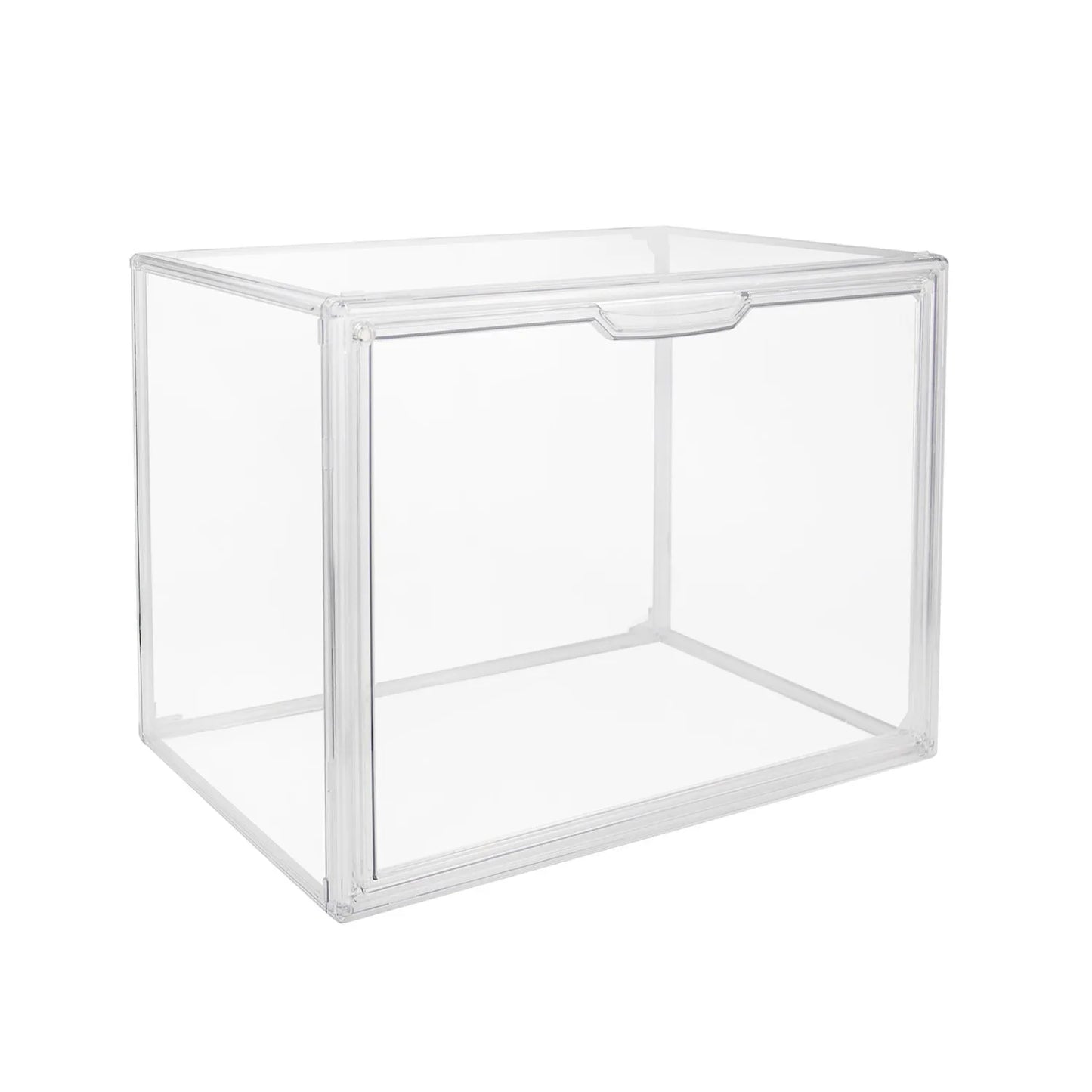 1pc/3pcs Clear Large Capacity Storage Box Organizer For Figures, Bags or Makeup