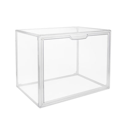 1pc/3pcs Clear Large Capacity Storage Box Organizer For Figures, Bags or Makeup