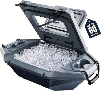 Floating Cooler-32 QT up to 60 Hours Amphibious Ice Chest