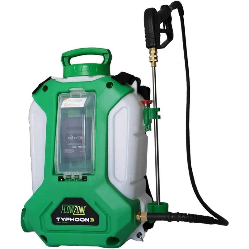3 Battery Powered Backpack Sprayer-Variable Pressure-5 Position Electric Sprayer 4 Gallon