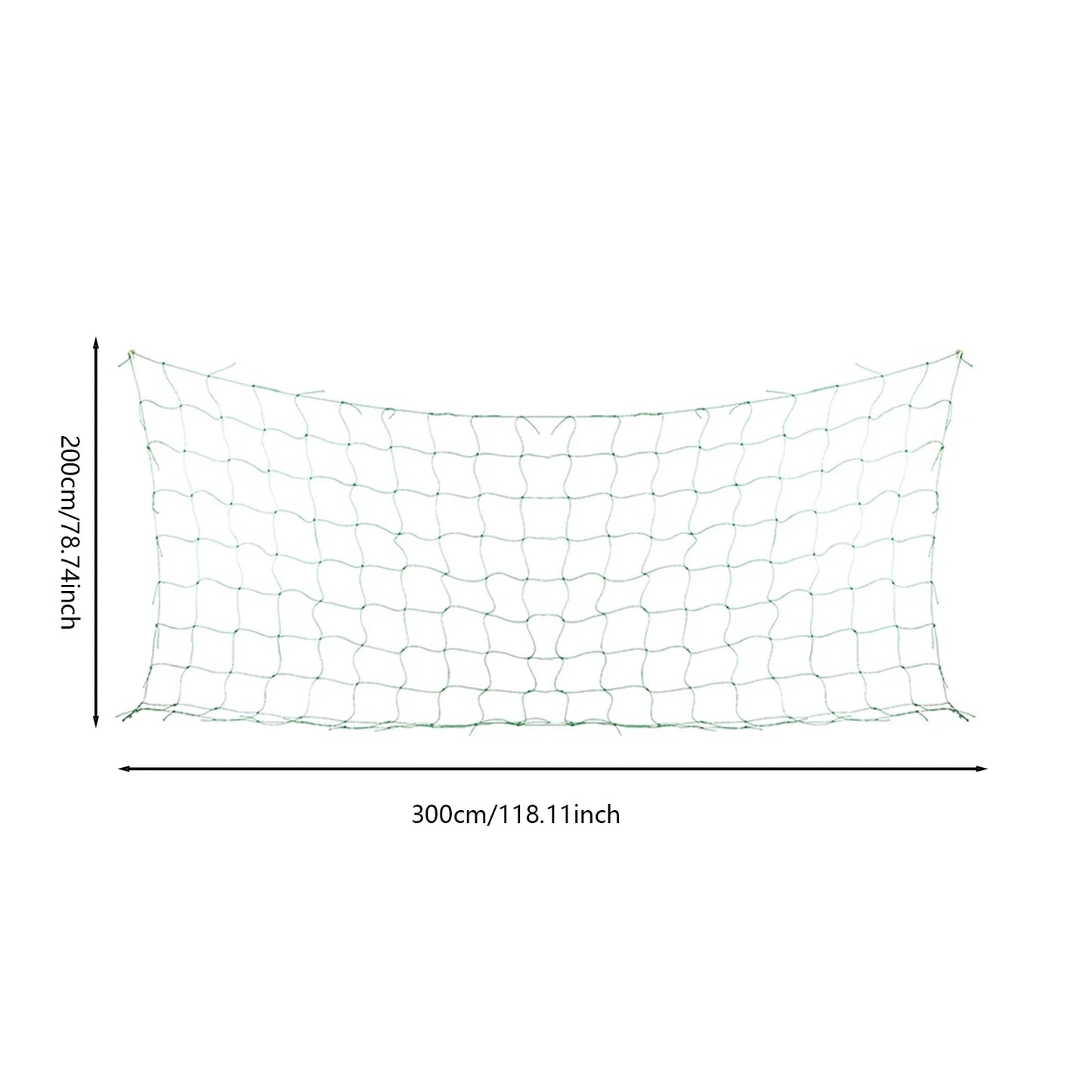 78.74" x 196.85" Garden Plants Trellis Cage Netting, Garden Vine Growing