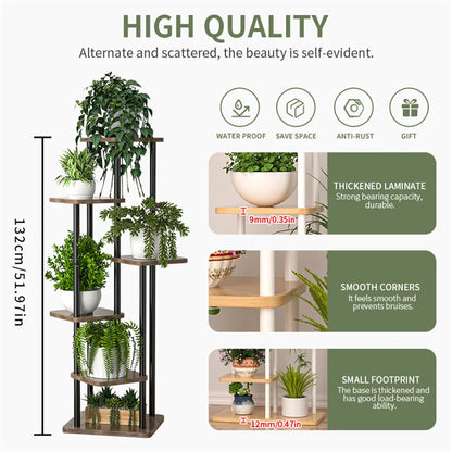 Plant and Flower Stand 6 Tier Shelf Planter Rack