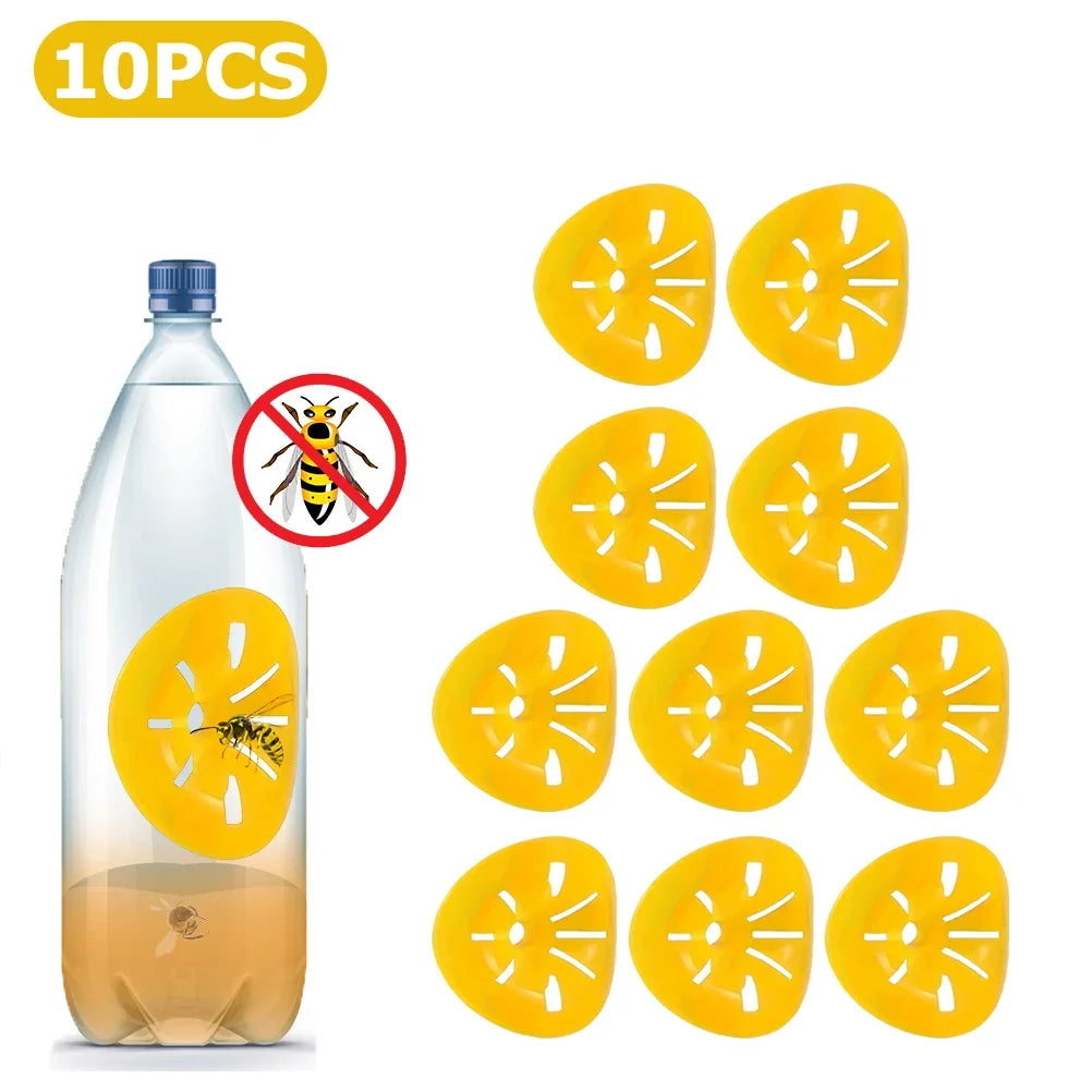 5-20 Pcs Wasp Trap Catcher, Reusable Flower Shape