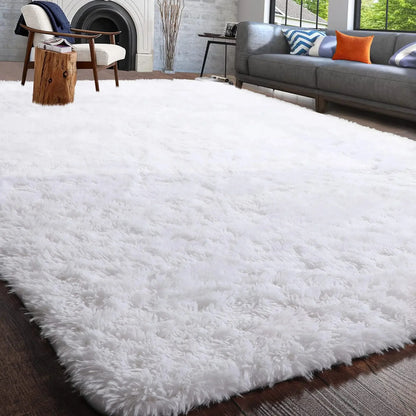 Fluffy area Rugs non slip and soft for kidsl