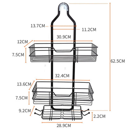 3 Tier Household Shower Shelves, Organizer for Bathroom